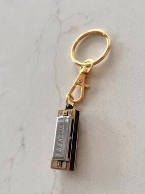 Mini harmonica Keychain